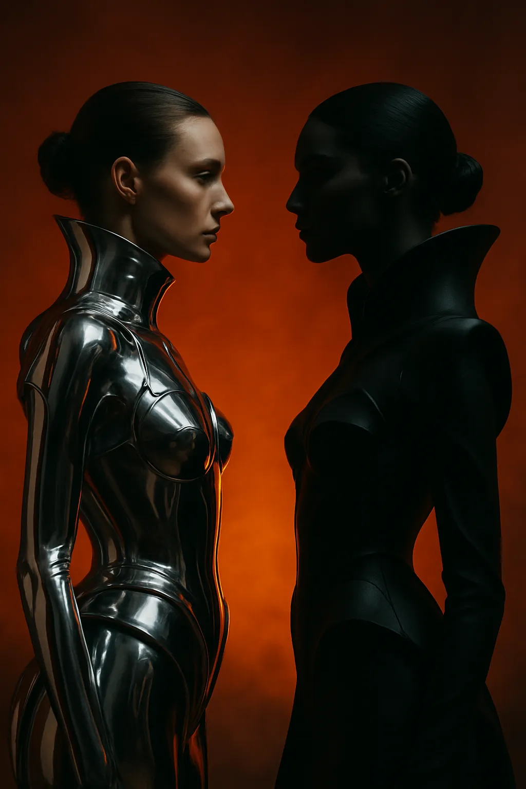 Twin Silhouette
